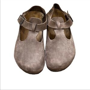 Birkenstock Bonn leather slingback clogs